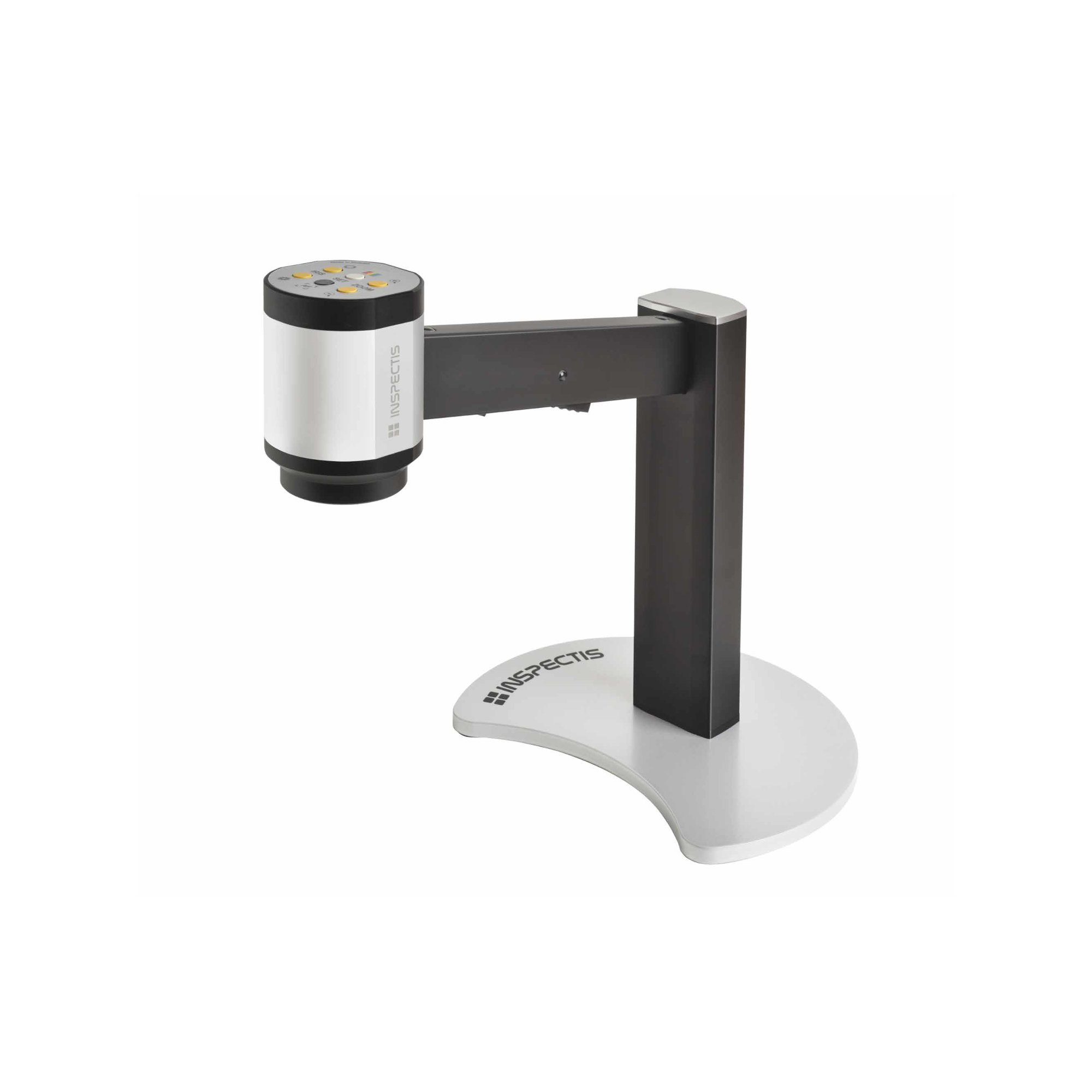 Inspectis Digitalmikroskop C12, HD 60fps, festes Stativ, inkl. Ringlicht und Controller