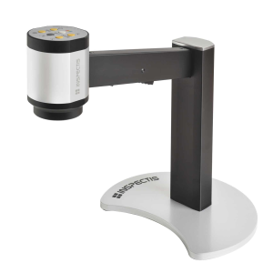 Inspectis digital microscope C12 (HD, 1280x720, 60fps), ESD + LaserPointer, magnification approx. 2,5-30x (on 27" monitor), field of view approx. 232-20mm, integrated illumination